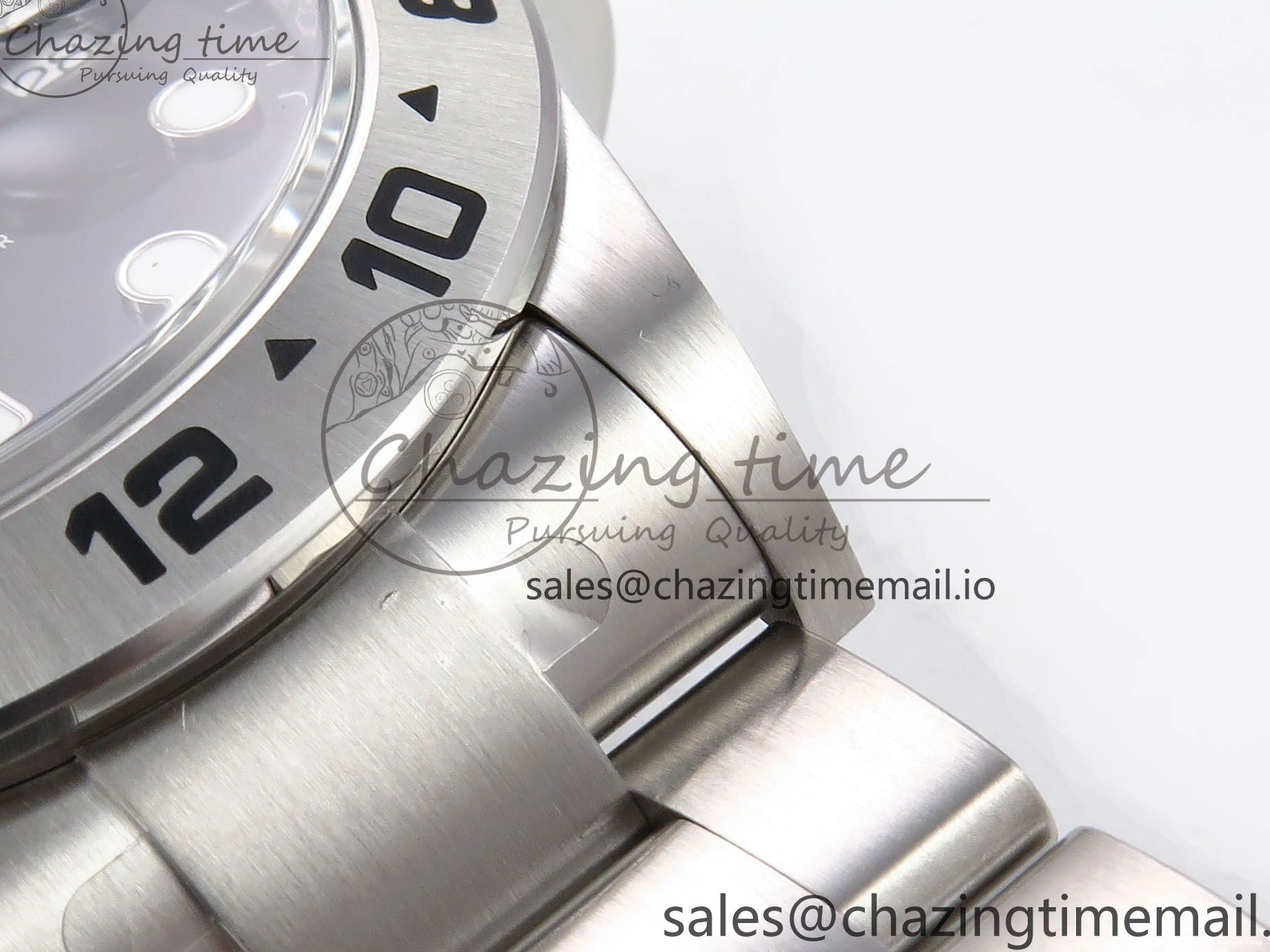 AAA Replica Watches Clean Bracelet 226570 1:1 SS II Upgraded 42mm CHS Best Black Edition Dial Explorer DD3285 904L on 1091 0119